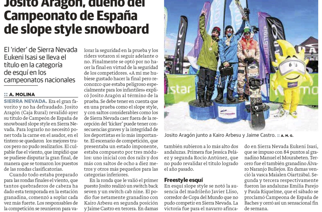 Josito Aragón gana el campeonato de España