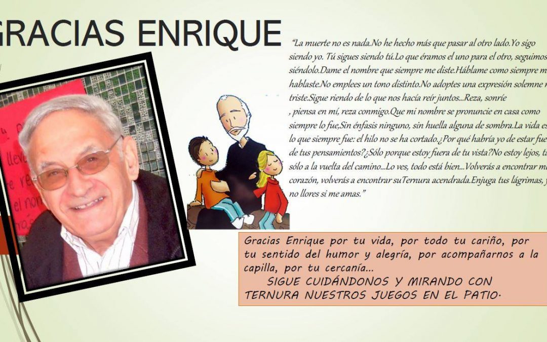 Fallecimiento de Enrique Villegas - Colegios en Granada