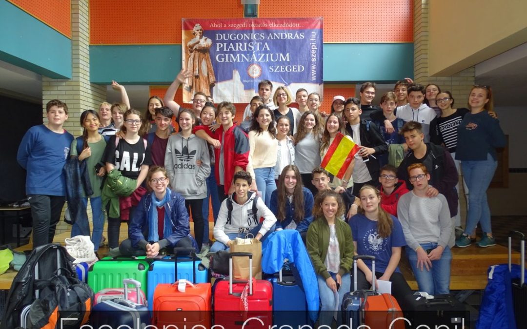 Intercambio de alumnos de 3º de ESO en el colegio Escolapios Szeged - Hungría - Colegios en Granada