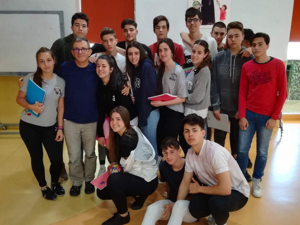 Visita de Alberto Sola - Colegios en Granada