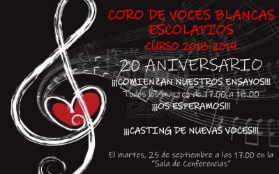 Comienza el coro de Voces Blancas
