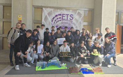 ¡Ganadores IX Construye Tu Futuro! 1ºBach.Dibujo Técnico ETSICCP UGR ¡840kg!